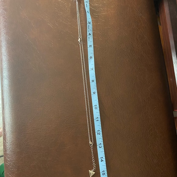 Guess Silver Floral Whimsical Ball Necklace with Crystal Flower Pendant, NWOT - Picture 12 of 14